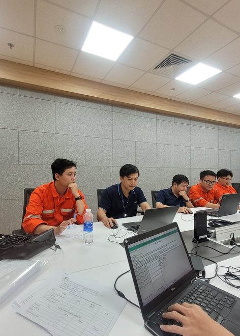 Đội quan trắc SGCo tại hiện trường 8